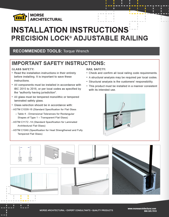Precision Lock Installation Instructions